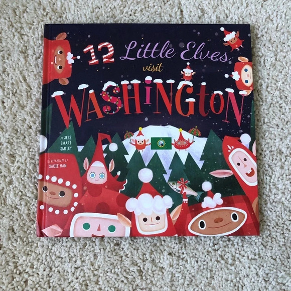 12 Little Elves Visit Washington Christmas picture book children’s reading - Picture 1 of 4